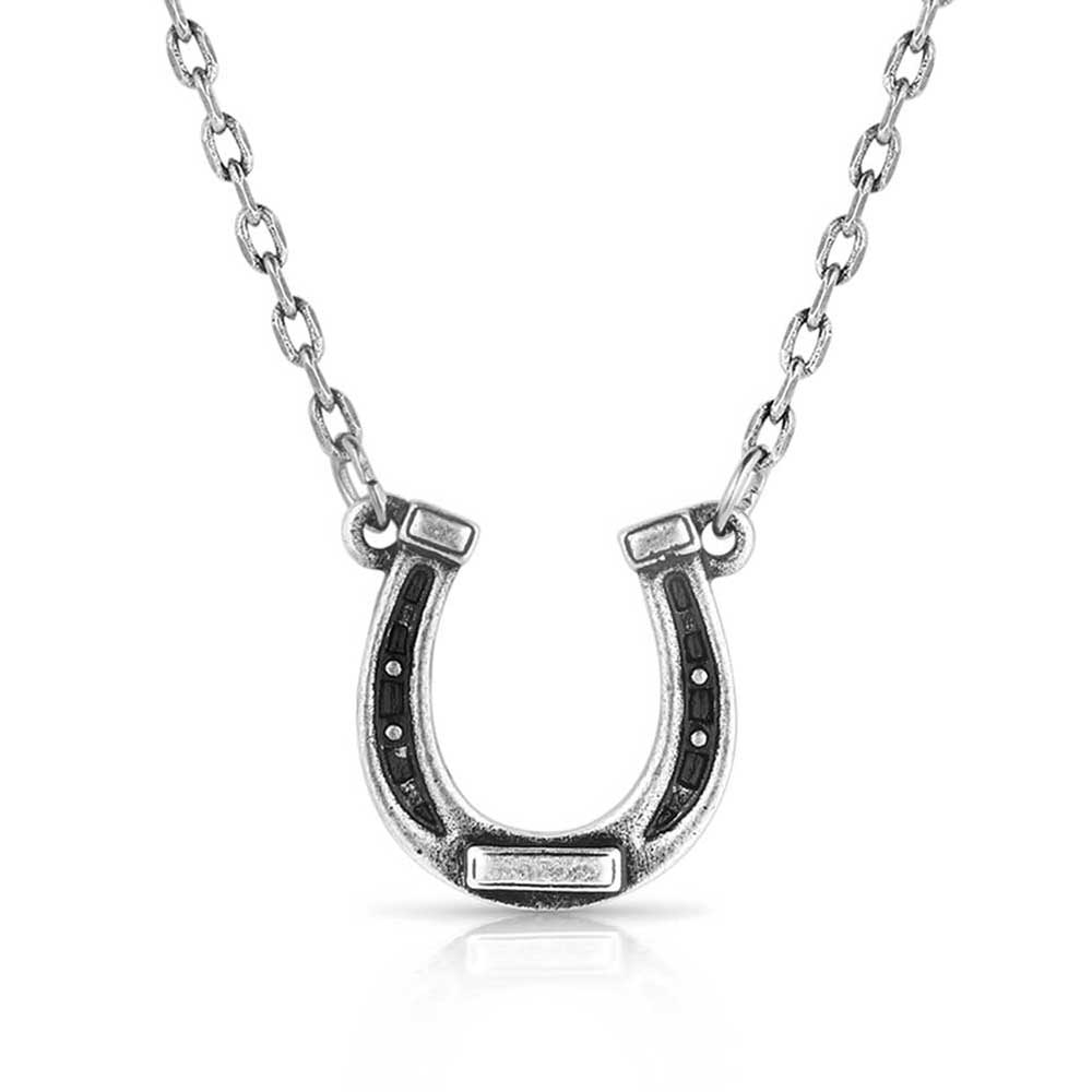 Montana Silversmiths Women's Protective Coating Horseshoe Pendant