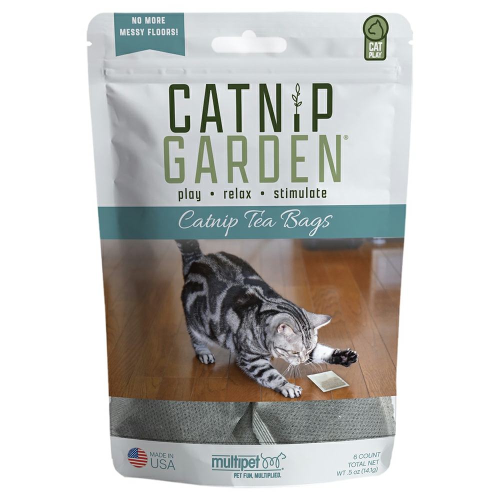 Multipet Catnip Garden Cat Tea Bag ct - Main Image