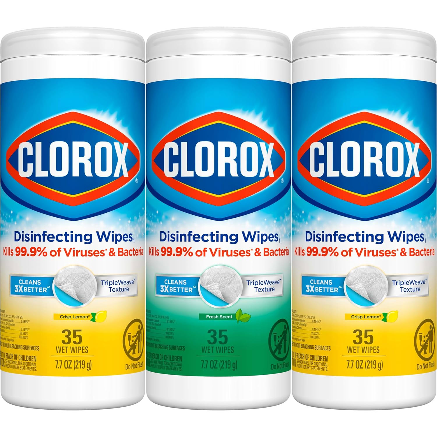 Clorox Disinfecting Cleaning Wipes - 35 ct - 3 pk