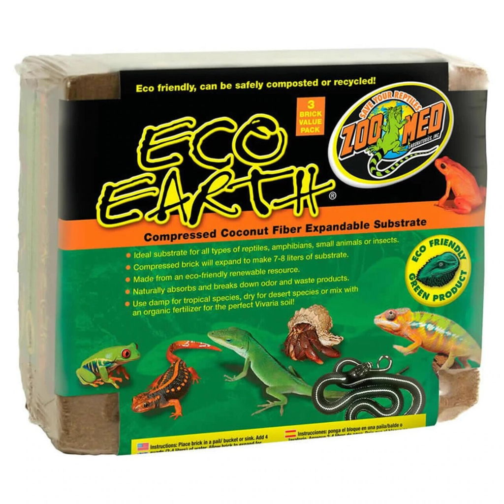 Zoo Med Eco Earth Coconut Fiber Substrate Brick