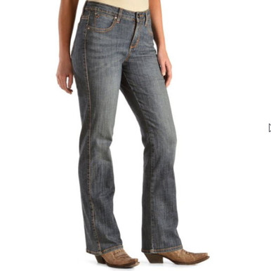 Wrangler Women's Mid-Rise Straight Leg Jeans