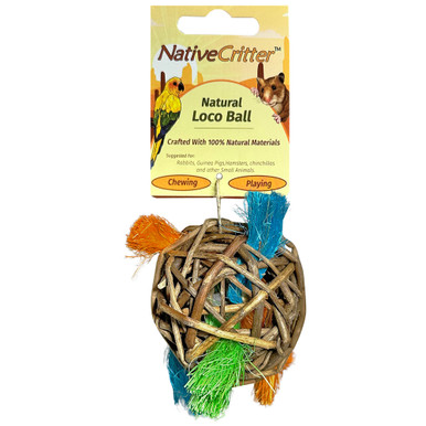 Exotic Nutrition Native Critter Natural Loco Ball Toy - 3