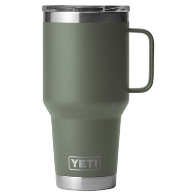 YETI Rambler Travel Mug with Straw Lid Comparison Strong Hold Lid Rescue  Red & Canopy Green 