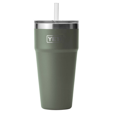 Yeti Rambler 26oz Stackable Cup with Straw Lid - Camp Green