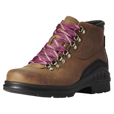 Ariat Womens Waterproof Ankle Boots Barnyard Brown