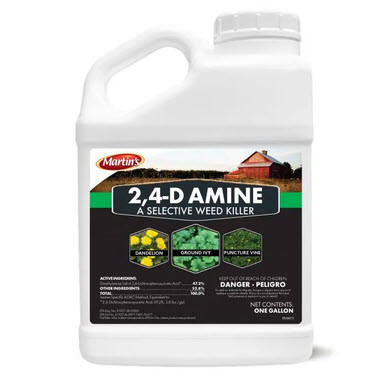 Martin's 2, 4-D Amine Selective Weed Killer