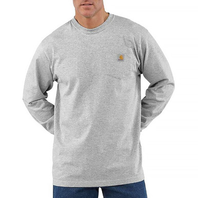 Carhartt Men's Loose Fit Heavy Weight Long-sleeve Pocket T-shirt