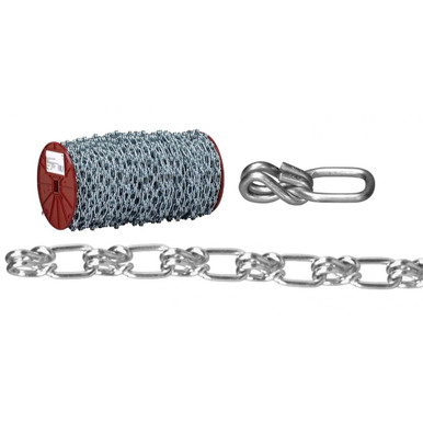 Campbell Zinc Plated Wrapped Lock Link Single Loop Chain