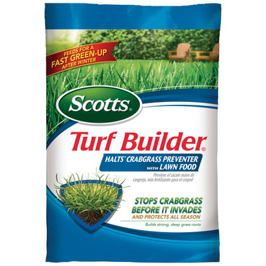 Scotts Turf Builder 30-0-4 Halts Crabgrass Preventer with Lawn