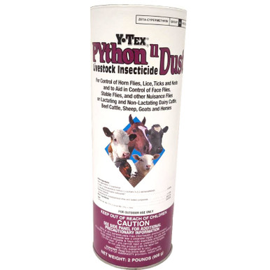 Y-TEX Python Dust Livestock Insecticide Shaker -2 lb