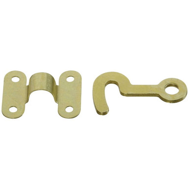 National Hardware 2-1/2 Hook & Eye, Solid Brass