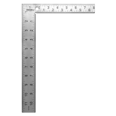 Johnson Level 8"x12" Professional Easy-Read Steel Carpenter Square Cs10