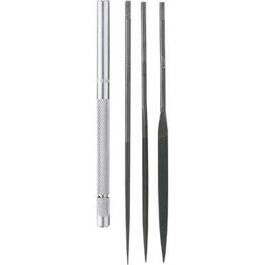 Fixtec Swiss Pattern Needle File Precision 8\" Round Steel File For Woodworking Hand Tools
