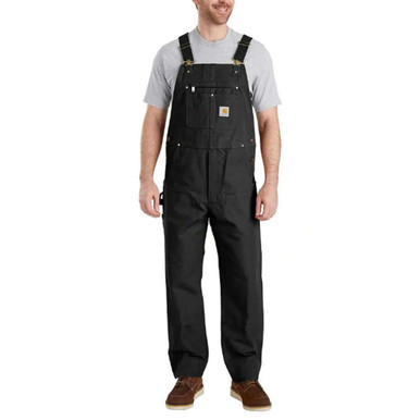 Carhartt WIP Bib Overall | Black | us.carhartt-wip.com
