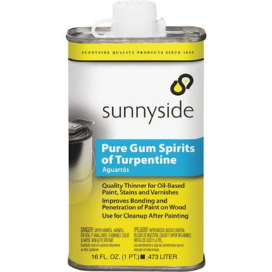 16 Oz 100% Pure Gum Spirits of Turpentine, Can