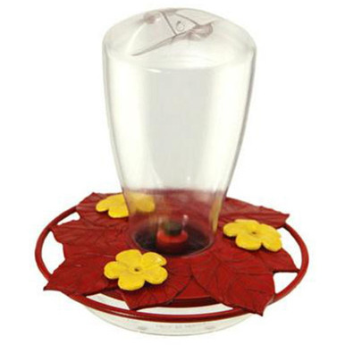 More Birds Mason Jar Glass Hummingbird Feeder - 25 Oz