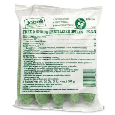 Jobe's Organics Fertilizer Spikes for Trees, Shrubs & Evergreens