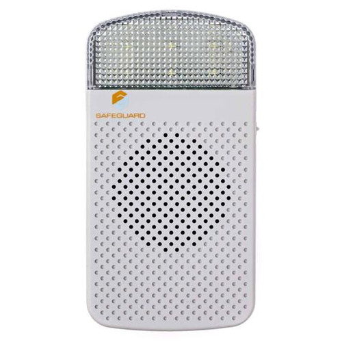 Safeguard Supply Wireless Flashing Strobe & Loud Chime Receiver Safeguard Supply Wireless Flashing Strobe & Loud Chime Receiver