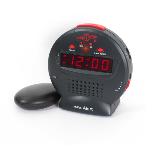 Sonic Alert Sonic Bomb Jr SBJ525SS Vibrating Alarm Clock Sonic Alert Sonic Bomb Jr SBJ525SS Vibrating Alarm Clock