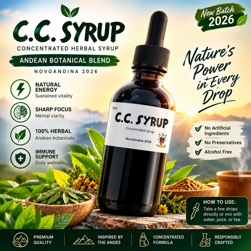 C.C. Syrup – Concentrated Andean Herbal Syrup 4 oz