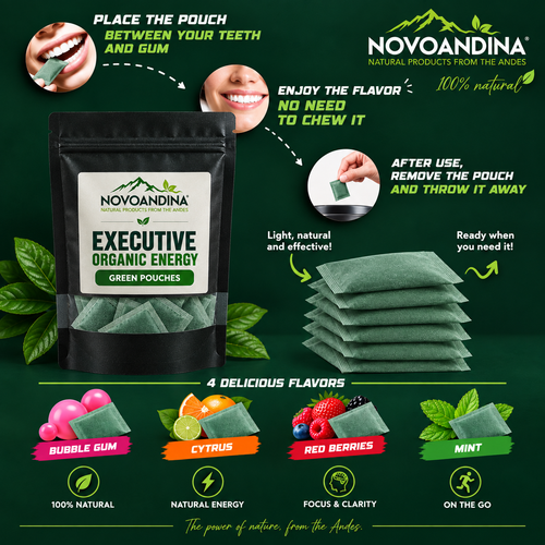 Executive Organic Energy Green Pouches