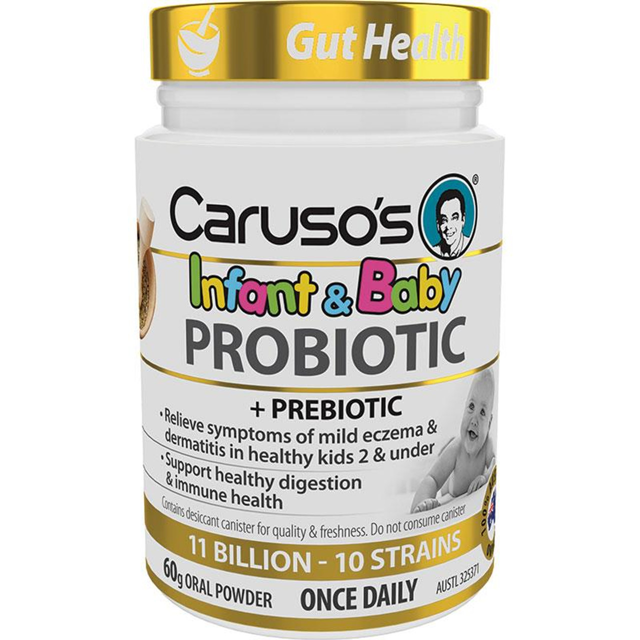 Carusos Natural Health Probiotic Infant Baby 60 grams