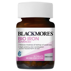 Blackmores Bio Iron Advanced 30 Tablets Blackmores Bio Iron Advanced 30 Tablets