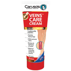 Carusos Natural Health Veins Care Cream 75g