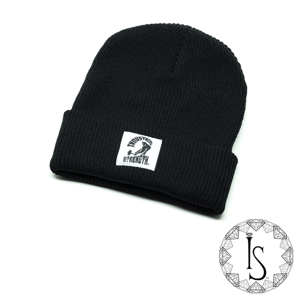 ISC BEANIE BLACK WITH ORIGINAL LOGO