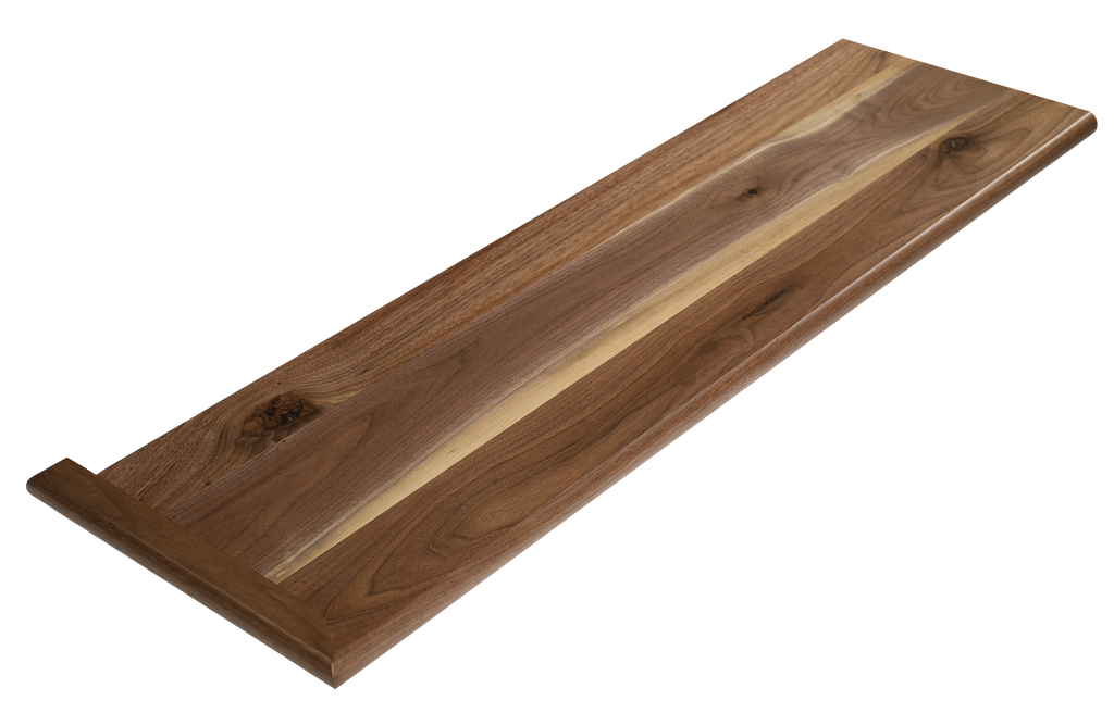 Character Walnut Stair Treads - Hardwood Lumber Company