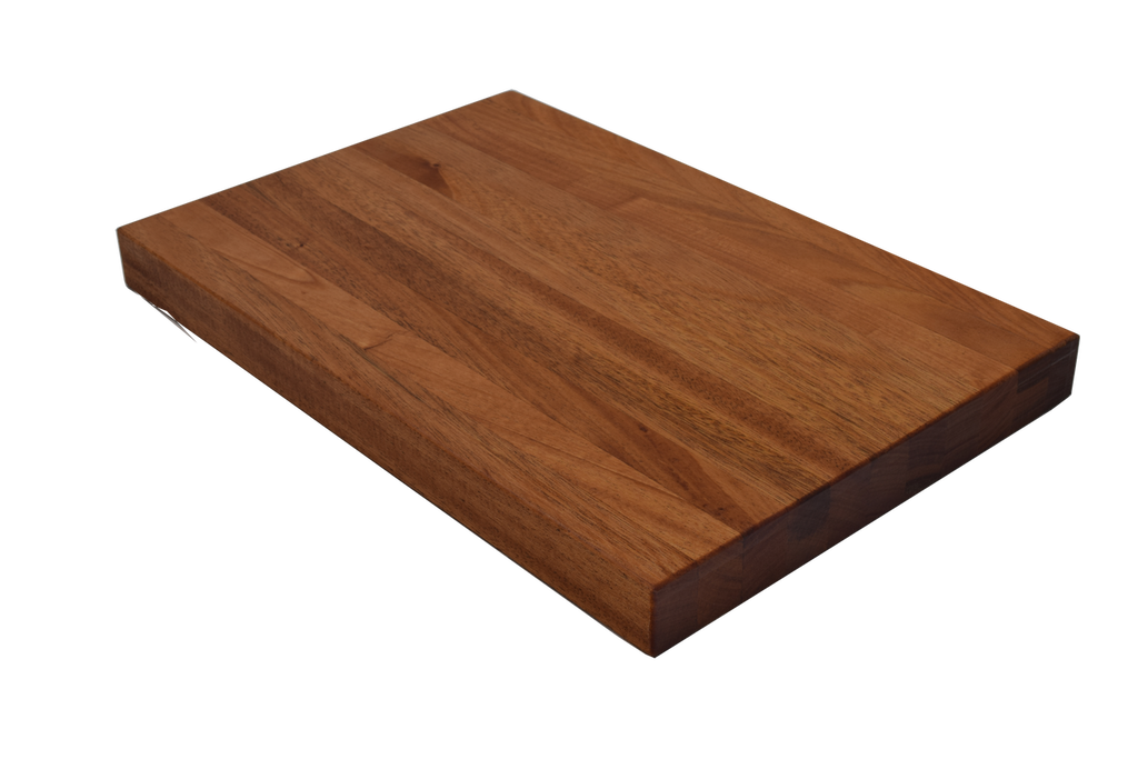 African Mahogany Edge Grain Butcher Block Cutting Board