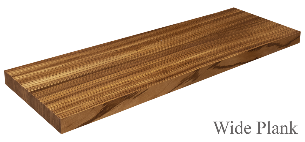Zebrawood Floating Stair Tread WP