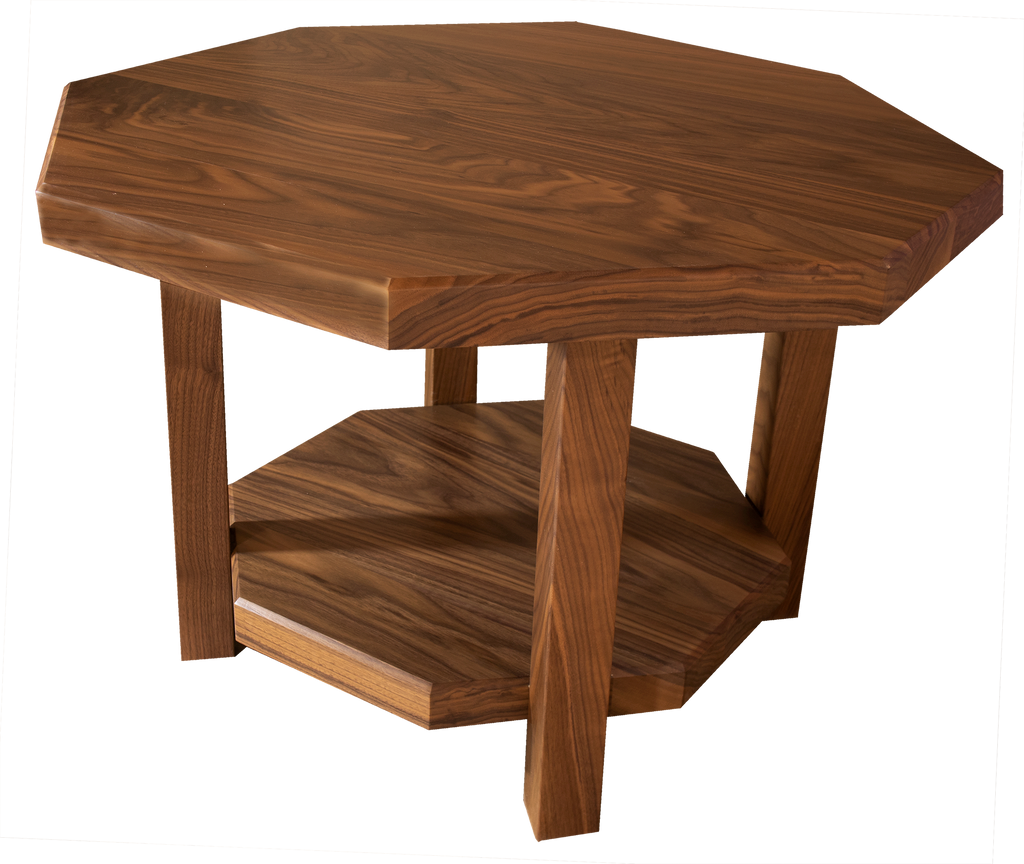 Rustic End Table Hardwood Lumber Company