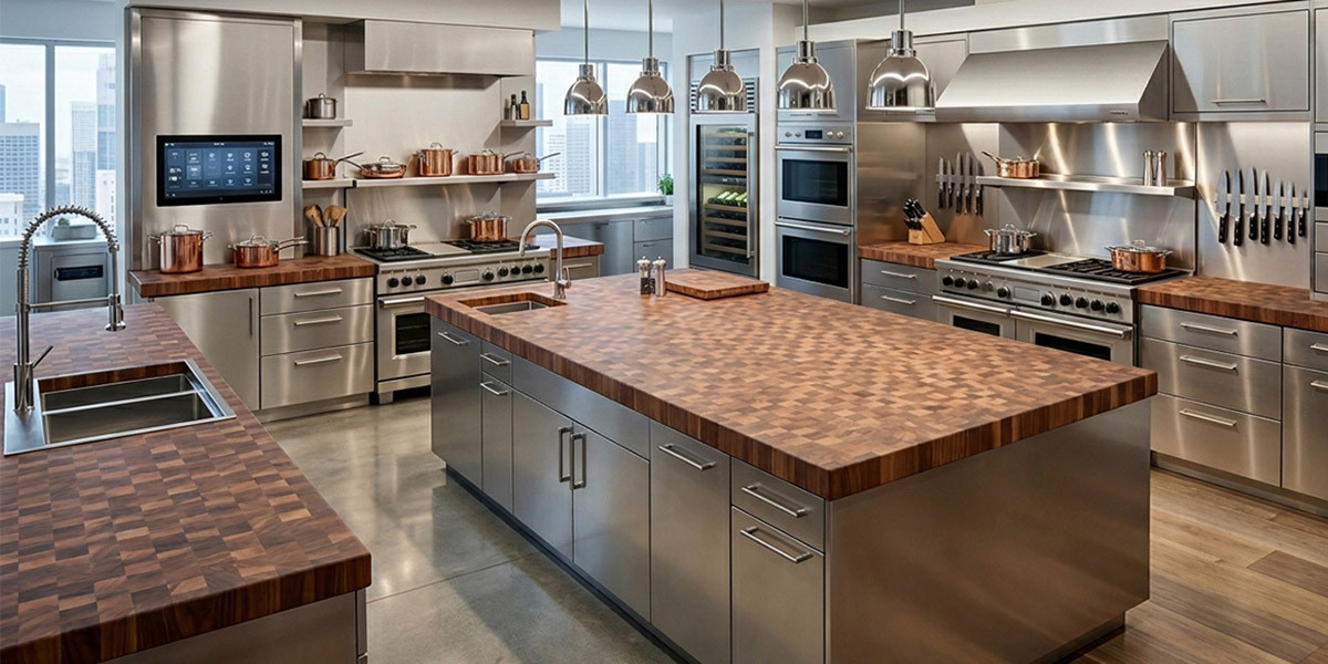End Grain Butcher Block Countertops
