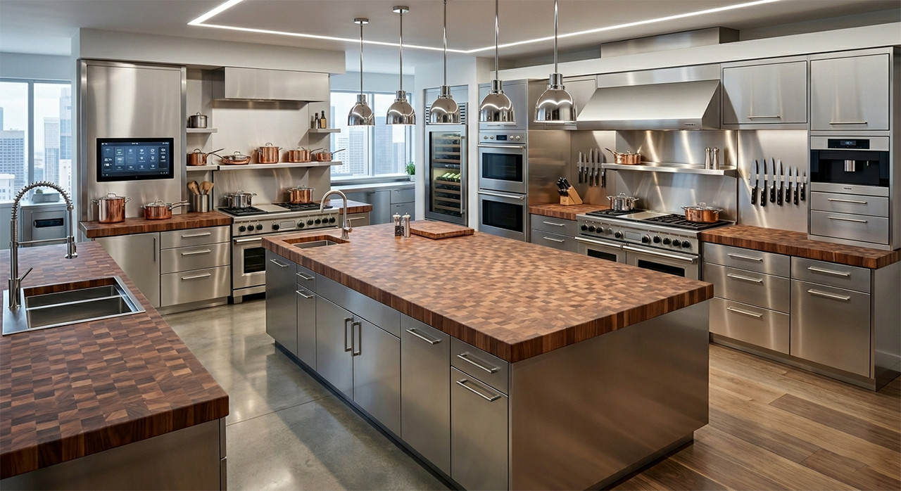End Grain Butcher Block Countertops