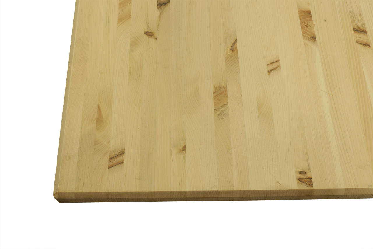 Knotty Pine Edge Grain Butcher Block Countertop - Hardwood Lumber