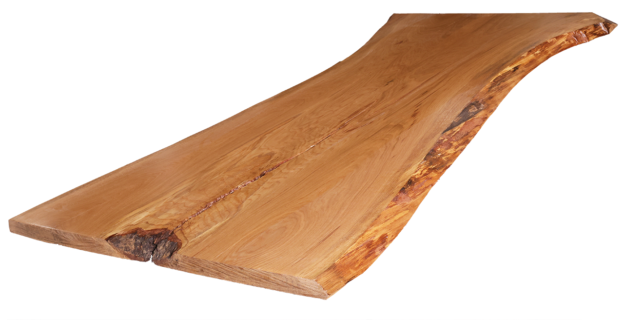 White Oak Live Edge Slab #774