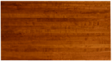 Overhead view of a Clear Cherry Edge Grain Butcher Block Countertop.