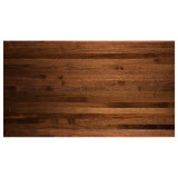 Close-up of Premium Walnut Edge Grain wood countertop, showcasing the smooth, consistent texture and professional finish of high-quality American hardwood.