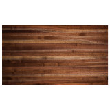 Detail view of an expertly cured Walnut Edge Grain butcher block surface, illustrating the tight joinery and smooth, furniture-grade finish that defines Hardwood Lumber Company standards.