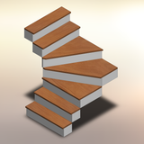 Genuine Mahogany Winder Treads
