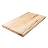 High angle shot of Wormy Maple Wide Plank Countertop.