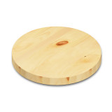 Round Knotty Pine Wide Plank (Face Grain) Table Top