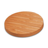 Round African Mahogany Wide Plank Table Top