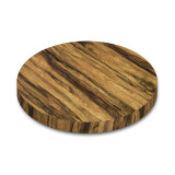 Round Black Limba Wide Plank (Face Grain) Table Top