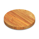 Round Canarywood Wide Plank (Face Grain) Table Top