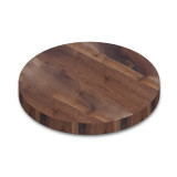 Round Rustic Walnut Wide Plank (Face Grain) Table Top