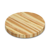 Round Hickory Edge Grain Butcher Block Table Top