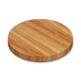 Round Beech Edge Grain Butcher Block Table Top