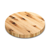 Round Live Sawn White Oak Edge Grain Butcher Block Table Top